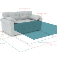 Delanie Three-Seater Sofa Bed