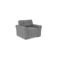 Ex Display - Jodie Chair Bed Settee-Micro Weave Pebble (SHUB755)