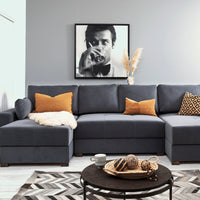 Harry Large Corner Modular Sofa Bed