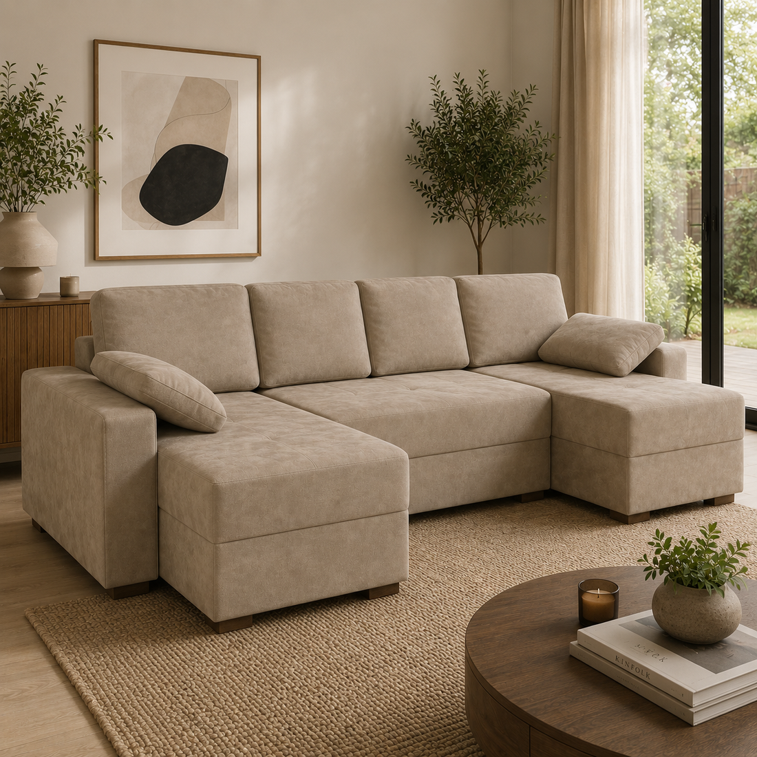 Good to Go Harry Large Corner Modular Sofa Bed