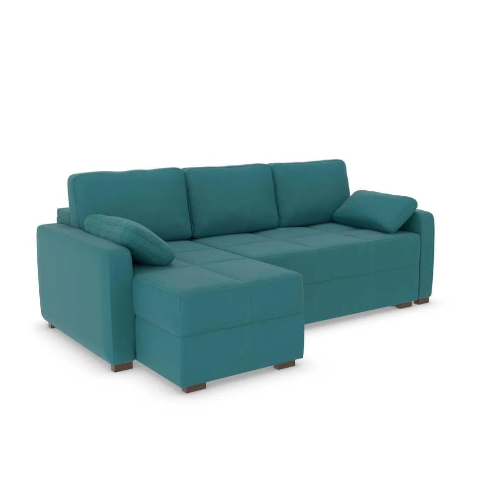 Charlie Corner Sofa Bed - LHF-Micro Cloth Summertime (SHUB683)