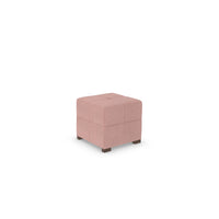 Ex Display - Ashley Corner Footstool - 55x55cm-Micro Weave Candy (SHUB759)
