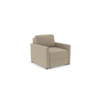 Ex Display - Alice Chair Bed Settee-Micro Velvet Taupe (SHUB767)
